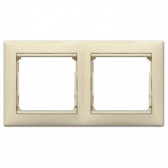 Рамка 2-постовая Legrand Valena слоновая кость 774352