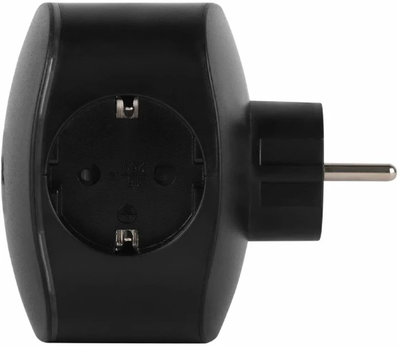 Разветвитель электрический ЭРА SP-3e-3USBAC-B на 3 розетки + 3 USB A+C с заземлением со шторками 16А черный Б0069082