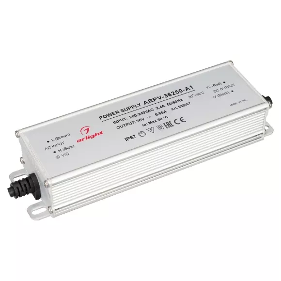 Блок питания Arlight ARPV-36250-A1 (36V, 6.95A, 250W) 035967 Блок питания Arlight ARPV-36250-A1 (36V, 6.95A, 250W) 035967