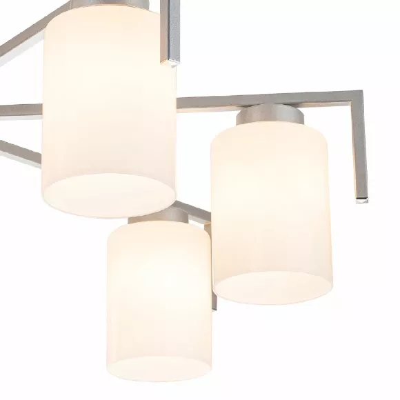 Люстра на штанге Escada Style 1142/7P Silver, декоративные элементы крупным планом Люстра на штанге Escada Style 1142/7P Silver, декоративные элементы крупным планом