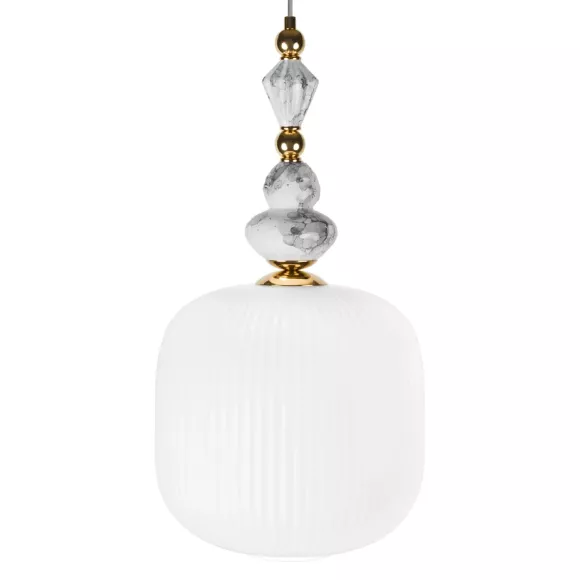 Подвесной светильник Loft IT Family 10365/E, Золото, Белый, Металл, декоративные элементы крупным планом Подвесной светильник Loft IT Family 10365/E, Золото, Белый, Металл, декоративные элементы крупным планом
