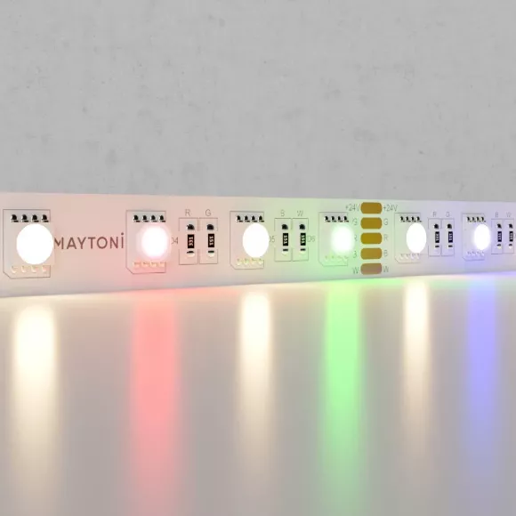 Светодиодная лента Maytoni Technical 24В 5050 19,2Вт/м 3000K IP20 10179 Светодиодная лента Maytoni Technical 24В 5050 19,2Вт/м 3000K IP20 10179
