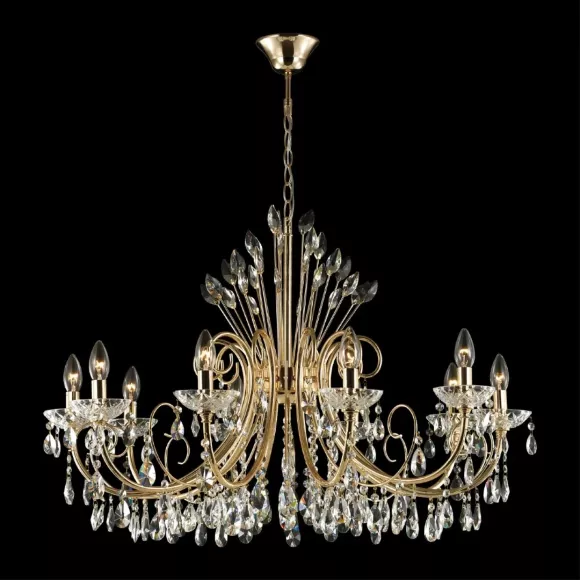 Подвесная люстра Odeon Light Versia 4977/10, Золото, Металл, Классика стиль, крупный план Подвесная люстра Odeon Light Versia 4977/10, Золото, Металл, Классика стиль, крупный план