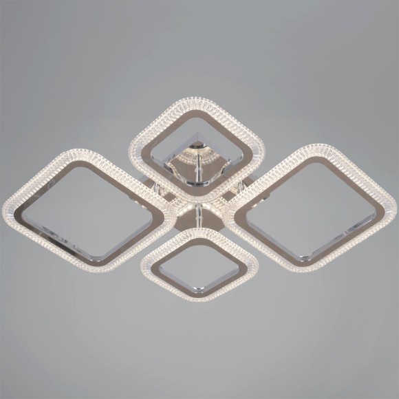 Потолочная светодиодная люстра с пультом управления Reluce 09838-0.3-2+2 CR