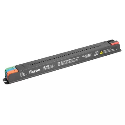 Трансформатор для светодиодной ленты с диммированием Feron LB006 100W 24V IP20 52129