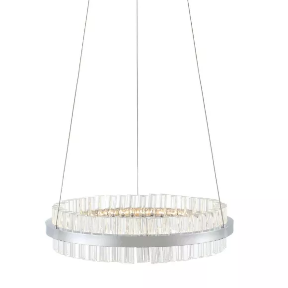 Подвесной светодиодный светильник ST Luce Cherio SL383.103.01, Хром, Теплый белый, Металл Подвесной светодиодный светильник ST Luce Cherio SL383.103.01, Хром, Теплый белый, Металл