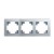 Рамка горизонтальная 3-местная Stekker Катрин 39533