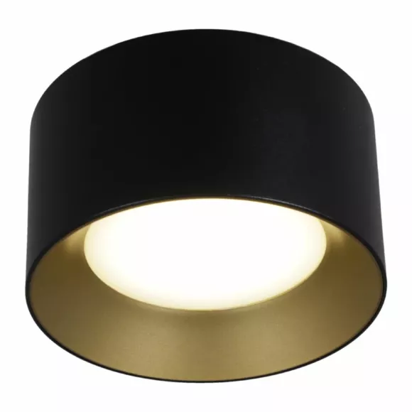 Накладной светильник (GX53, GU10, MR16, LED) Reluce 53060-9.5-001LD GX53 BK+GD, вид сверху Накладной светильник (GX53, GU10, MR16, LED) Reluce 53060-9.5-001LD GX53 BK+GD, вид сверху