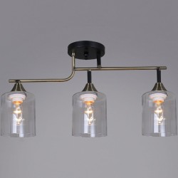 Потолочная люстра Reluce 02312-0.3-03 AB+BK