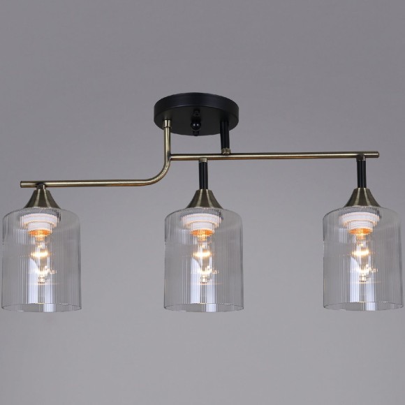 Потолочная люстра Reluce 02312-0.3-03 AB+BK