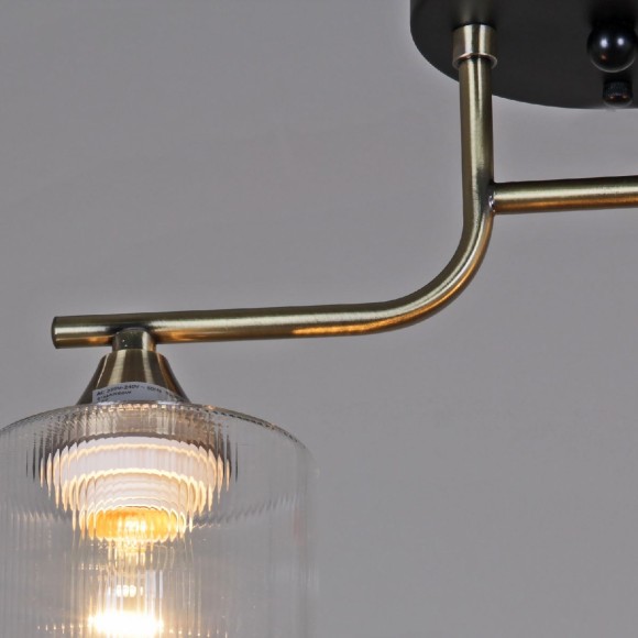 Потолочная люстра Reluce 02312-0.3-03 AB+BK