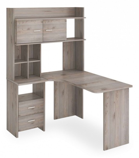 Стол компьютерный Нельсон Lite СКЛ-Угл130+НКЛХ-120 MER_SKL-Ugl130-NKLH-120_N_LEV