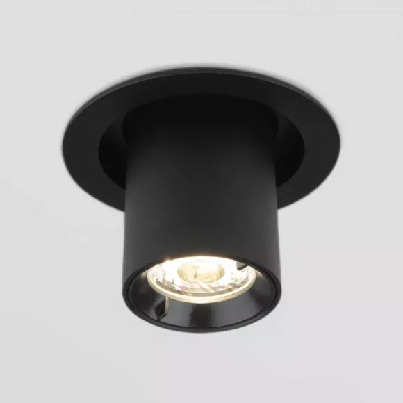 Встраиваемый светодиодный спот Elektrostandard 9917 LED 10W 4200K черный матовый 4690389161681 Встраиваемый светодиодный спот Elektrostandard 9917 LED 10W 4200K черный матовый 4690389161681