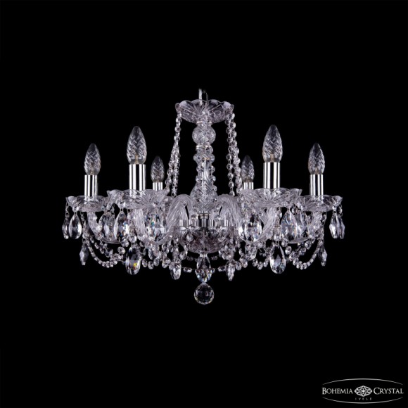 Подвесная люстра Bohemia Ivele Crystal 1402/6/195 Ni