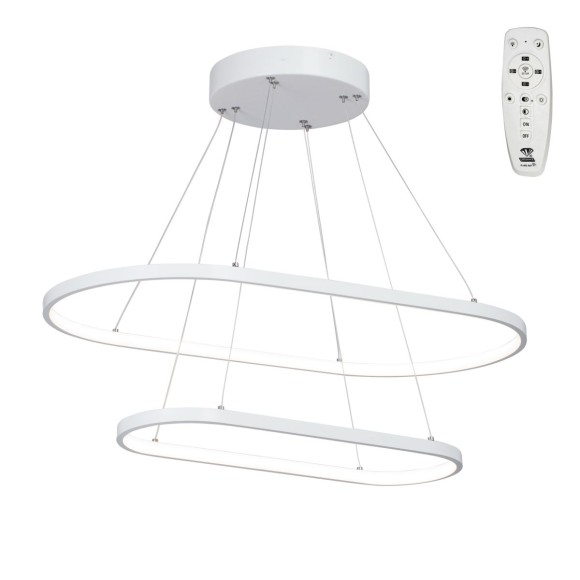 Подвесная люстра с пультом управления Vitaluce V4678DT-0/2S