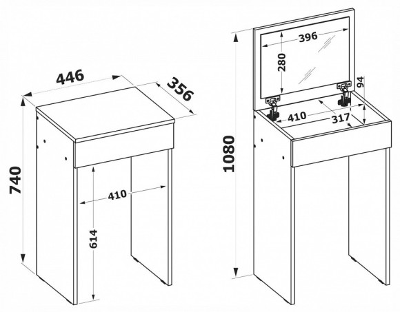 Стол туалетный СП-21 SK_00-00013784