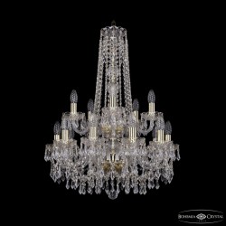 Подвесная люстра Bohemia Ivele Crystal 1403/10+5/195/h-77/2d G