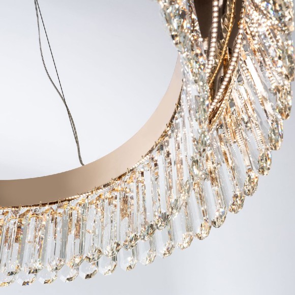 Подвесная светодиодная люстра Modelux ML.830.800 GD