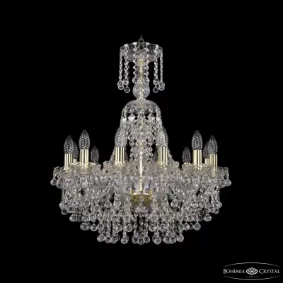 Подвесная люстра Bohemia Ivele Crystal 1409/12/195/XL-68 G