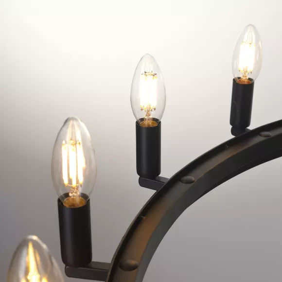 Подвесная люстра Citilux CL470254, декоративные элементы крупным планом Подвесная люстра Citilux CL470254, декоративные элементы крупным планом