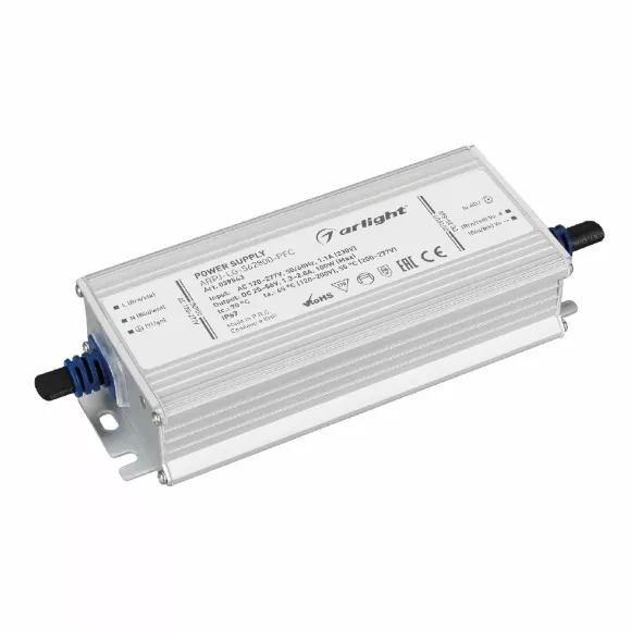 Блок питания Arlight ARPJ-LG-562800-PFC (100W, 25-56V, 1.3-2.8A, IP67) 039543 Блок питания Arlight ARPJ-LG-562800-PFC (100W, 25-56V, 1.3-2.8A, IP67) 039543