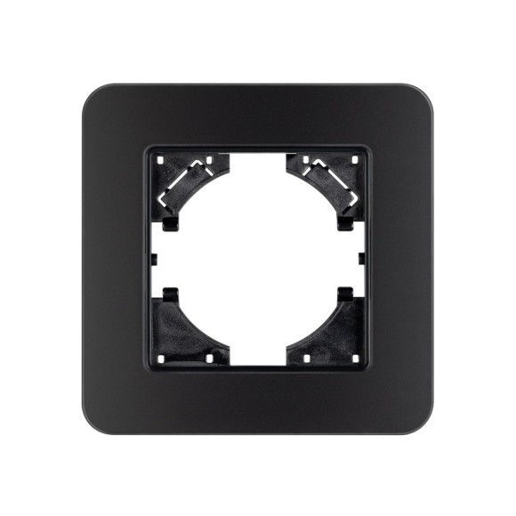 Рамка стеклянная на 1 пост Arlight FRM-OMALI-SFGS-1-BK 049676