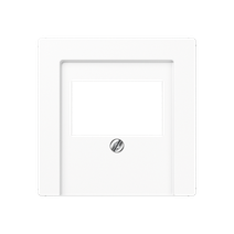 Накладка розетки TAE, моно-/стерео аудио розетки Jung A569PLTWW