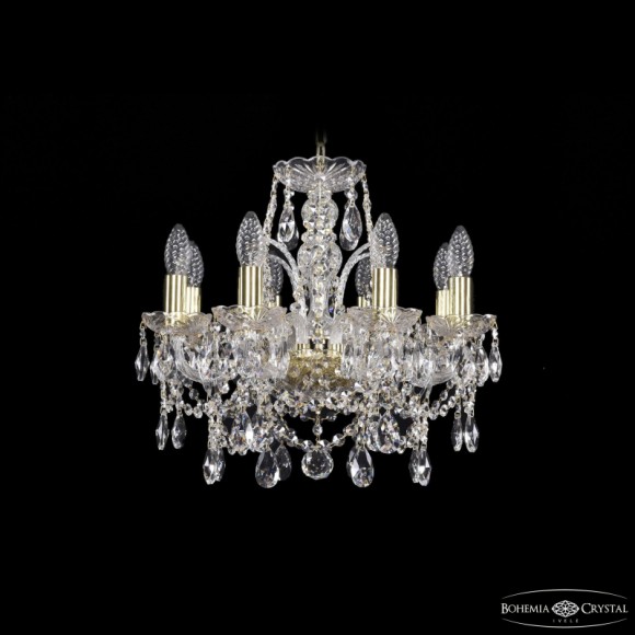 Подвесная люстра Bohemia Ivele Crystal 1411/8/141 G