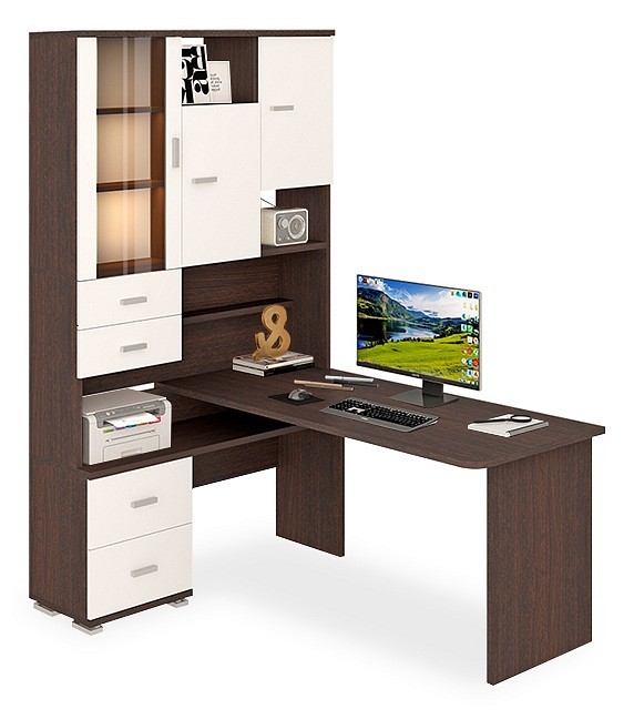 Стол компьютерный Домино СР-620/160 MER_SR-620-160_VBEV-LEV