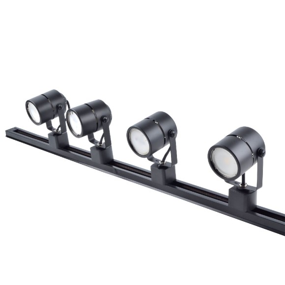 Трековый однофазный светильник (2 шт.) Volpe UBL-Q321 GU10/K BLACK SET41 UL-00010706