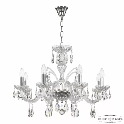 Подвесная люстра Bohemia Ivele Crystal 118/8/240 Ni