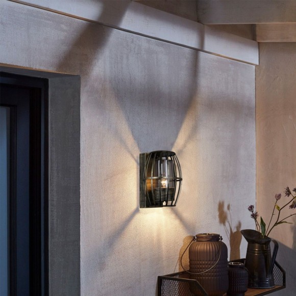 Уличный настенный светильник Reluce 08331-9.2-001JH E27 BKG