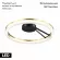 Потолочная люстра Lightstar Rotonda 736040, Черный, Прозрачный, Теплый белый