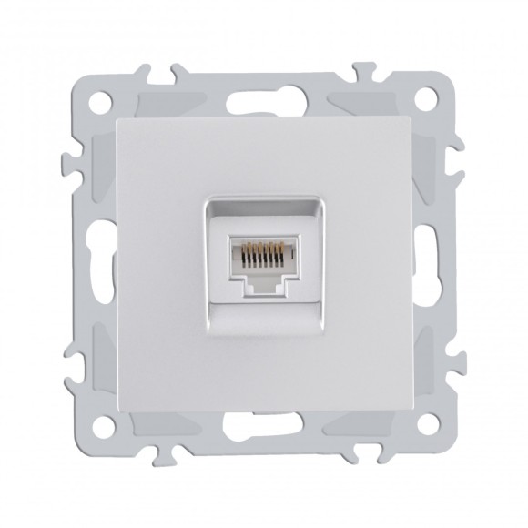 Розетка RJ45 Arte Milano 206.45-1.silver