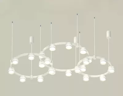 Комплект подвесного светильника Ambrella Light Techno Ring XR92082210 (A9208x3, C9241, C9236, C9231, N8477, N8461)