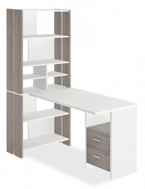 Стол компьютерный Домино Лайт СТЛ-ОВХ+С120Прям MER_STL-OVH-S120Pryam_NBE