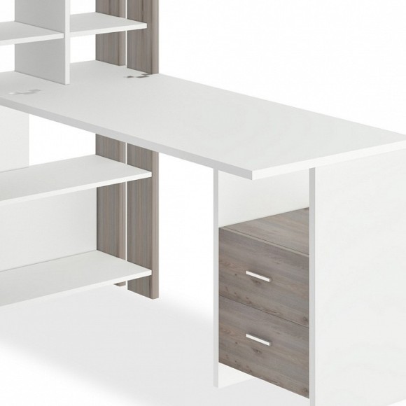 Стол компьютерный Домино Лайт СТЛ-ОВХ+С120Прям MER_STL-OVH-S120Pryam_NBE