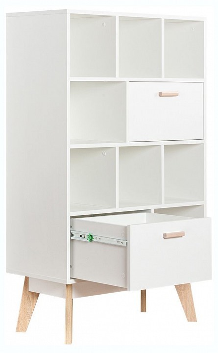 Стеллаж комбинированный Радиорама 2104.М2 MEL_2104