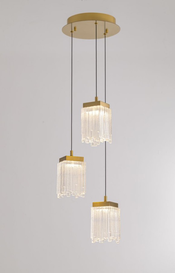 Подвесной светильник Delight Collection MD25020403-3A2 Satin gold