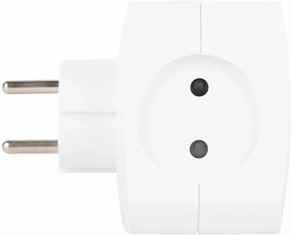 Разветвитель электрический ЭРА SP-4-3USBAC-W на 4 розетки + 3 USB A+C со шторками 10А белый Б0069083