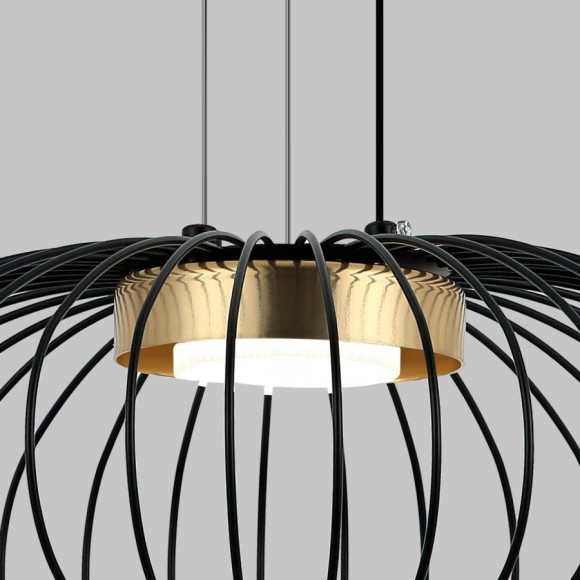 Подвесной светильник IMEX MD.23103-1-P-BK+BR