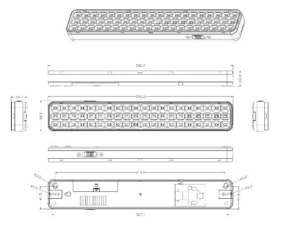 Аварийный светильник Эра DBA-106-0-20 Б0044399