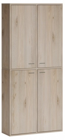 Шкаф книжный Домино СУ(ш2в2)+4ФГ MER_SUsh2v2-4FG-N-nelson