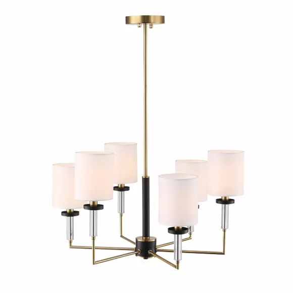 Люстра на штанге ST Luce Веритас SL1404.303.06, Неоклассика, Белый Люстра на штанге ST Luce Веритас SL1404.303.06, Неоклассика, Белый