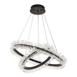 Подвесная светодиодная люстра Modelux MS.1135.600.400 BK