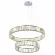 Каскадная люстра Odeon Light Vekia 4930/60L, Хром, Прозрачный, Нейтральный белый