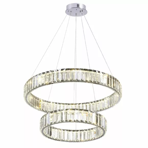 Каскадная люстра Odeon Light Vekia 4930/60L, Хром, Прозрачный, Нейтральный белый Каскадная люстра Odeon Light Vekia 4930/60L, Хром, Прозрачный, Нейтральный белый
