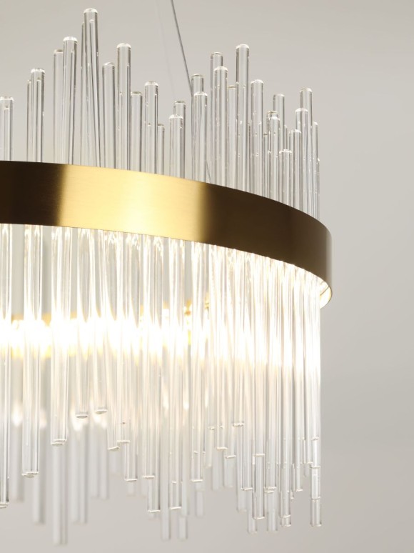 Подвесная люстра с пультом управления Rivoli Gwen Б0069937