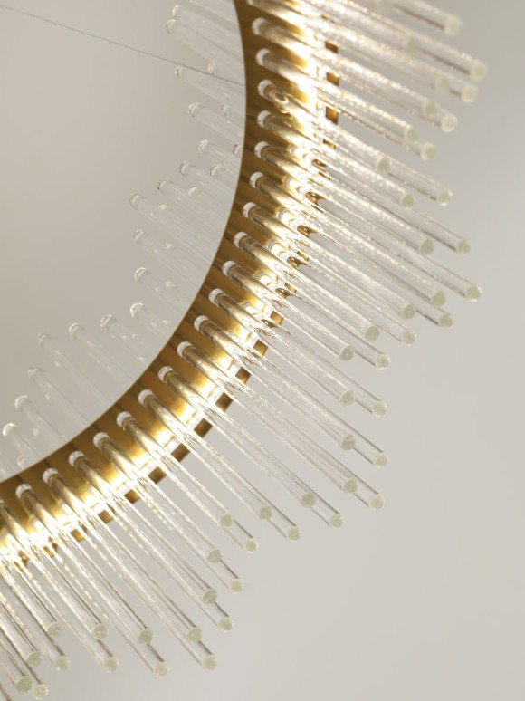 Подвесная люстра с пультом управления Rivoli Gwen Б0069937