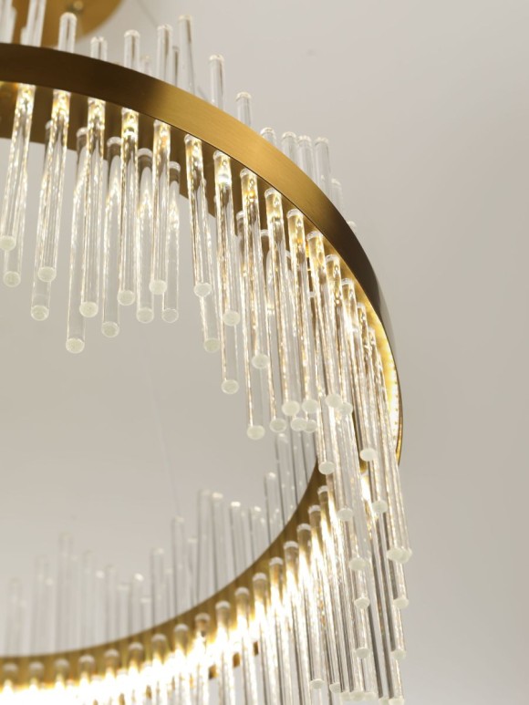 Подвесная люстра с пультом управления Rivoli Gwen Б0069937